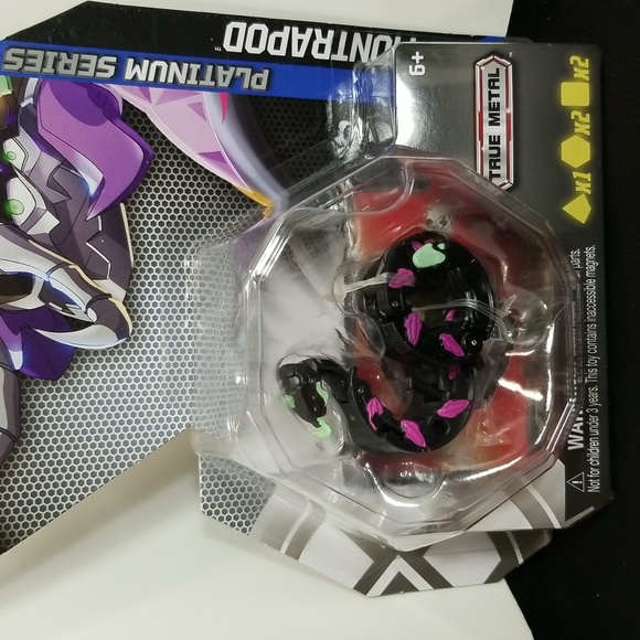 Bakugan Evolutions Platinum Series Darkus Montrapod True Metal -NEW Boxed - Picture 2 of 5